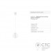 Подвесной светильник TK Lighting 847 Diamond White