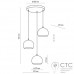 Подвесной светильник TK Lighting 3448 Yoda Orbit Gold