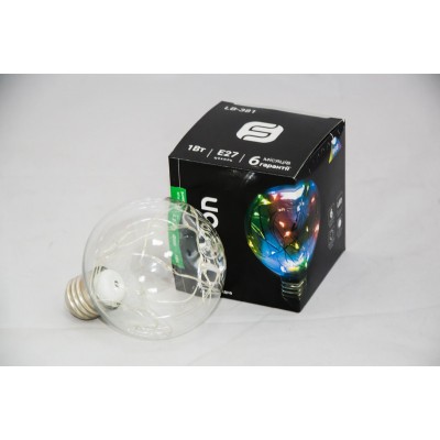 Світлодіодна лампа Feron LB-381 E27 RGB для гірлянд