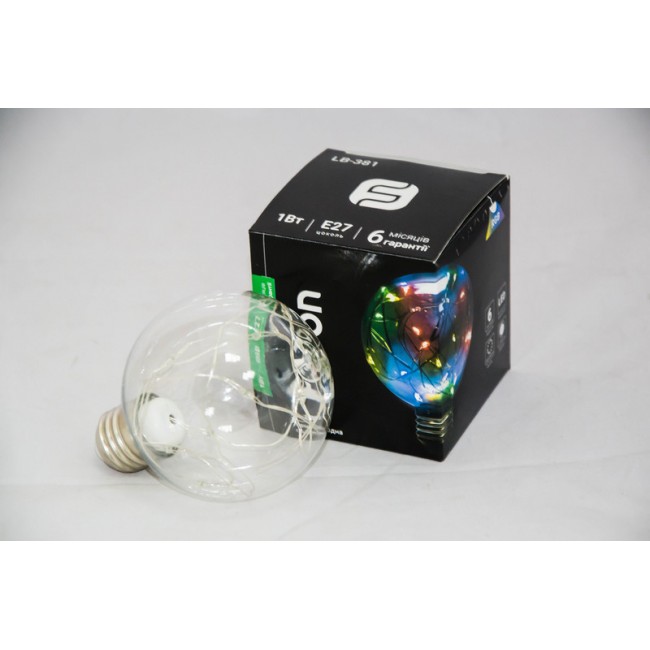 Светодиодная лампа Feron LB-381 E27 RGB для гирлянд