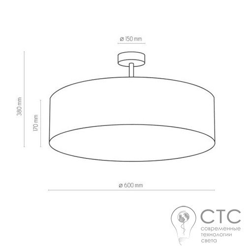 Люстра TK Lighting 2771 Rondo - фото 2
