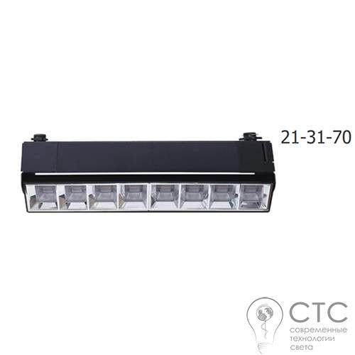 Трековый LED светильник Velmax V-TRL-LA 20W 4100K черный - фото 1