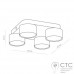 Люстра TK Lighting 3393 Space White