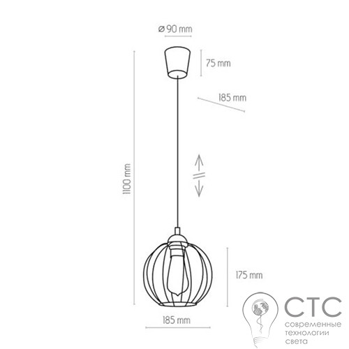 Подвесной светильник TK Lighting 1644 Galaxy - фото 3