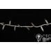 Гирлянда внешняя STRING красная кабель белый