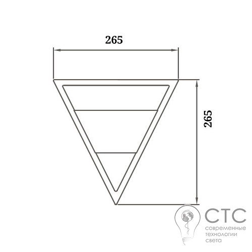 Настенный светильник Powerlux PW60871 WH 9W 3000K - фото 3