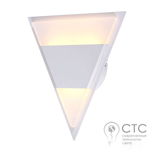 Настенный светильник Powerlux PW60871 WH 9W 3000K - фото 1