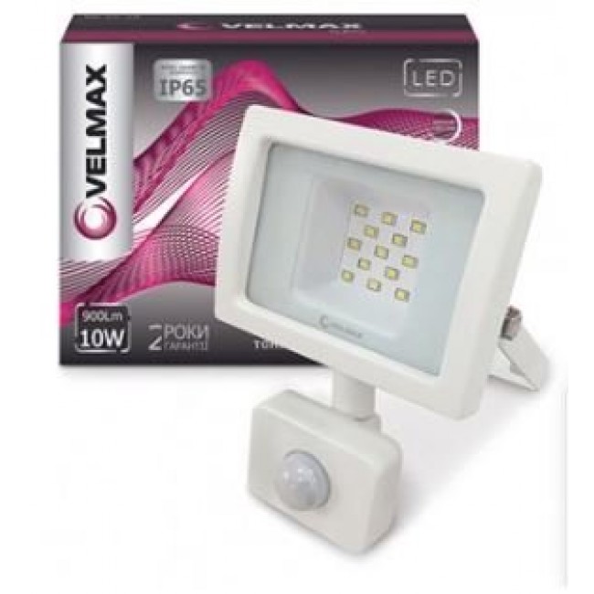 Прожектор светодиодный VELMAX VF-106SWh 10W 6200K 