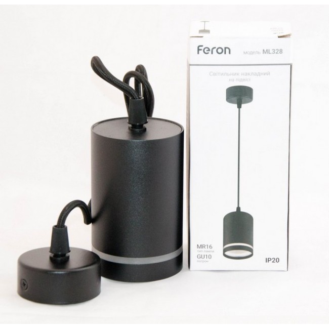 Светильник Feron ML328 MR16/GU10 черный подвес 120 см