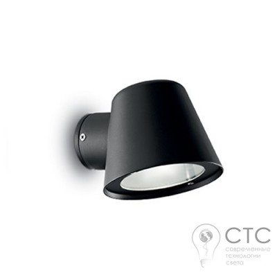Настенный светильник Ideal Lux Gas AP1 Nero (020228) 