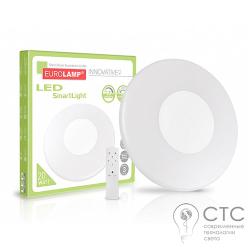 Світлодіодний світильник EUROLAMP SL 20W 3000-6500K - фото 1
