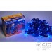 Гирлянда внешняя Delux ICICLE 108 LED cиний/черный 2х1м