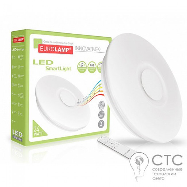 Світлодіодний світильник EUROLAMP SL Music 24W RGB