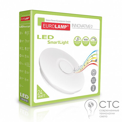 Світлодіодний світильник EUROLAMP SL Music 24W RGB - фото 3