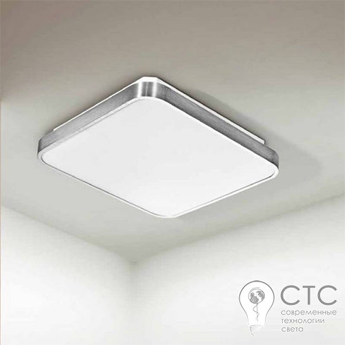 Потолочный светильник Azzardo AZ2758 Quadro 60W Silver - фото 2
