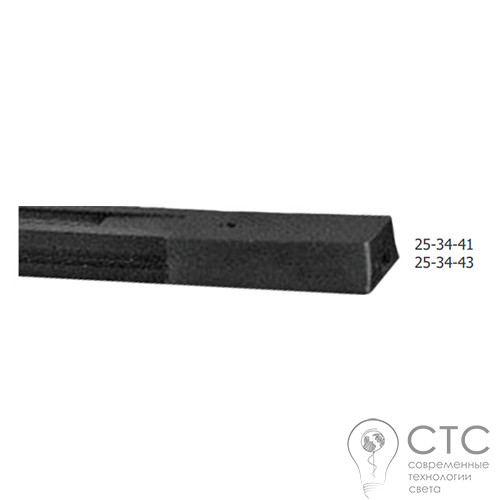 Шинопровід Velmax V TR 1м 1 фаза 15A чорний - фото 1