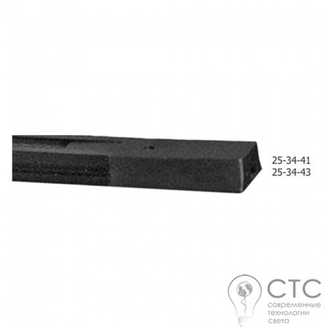 Шинопровод Velmax V TR 1м 1 фаза 15A черный