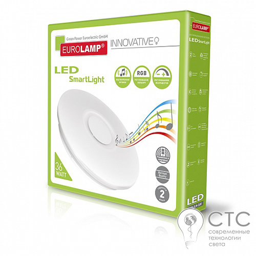 Світлодіодний світильник EUROLAMP SL Music 36W RGB - фото 3