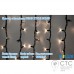 Гірлянда зовнішня Delux ICICLE 108 LED теплий білий/чорний 2х1м