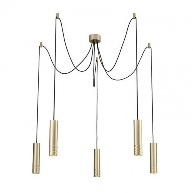Люстра Azzardo AZ3407 Locus L pendant 5 (gold)