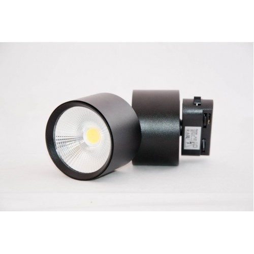 Светодиодный трековый светильник Feron AL107 COB 14W черный - фото 3
