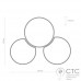 Потолочный светильник TK Lighting 3346 Mona Silver