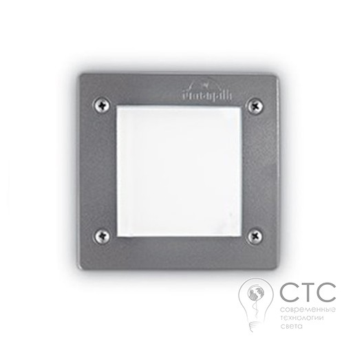 Настінний світильник Ideal Lux Leti FI1 Square Grigio (096599) - фото 1