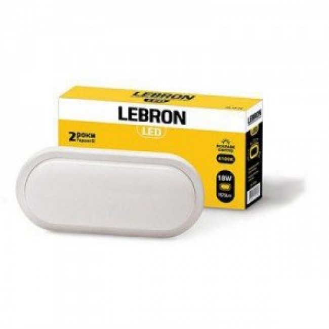Светодиодный светильник Lebron Овал 18W-4100K