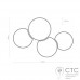 Потолочный светильник TK Lighting 3347 Mona Silver