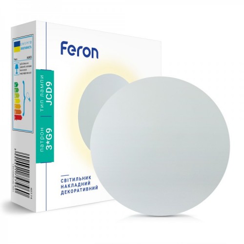 Настенный светильник Feron AL8005 3xG9 круглый белый - фото 1