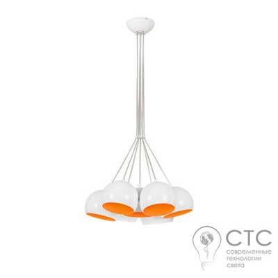 Люстра Nowodvorski 6582 Ball White-Orange Fluo