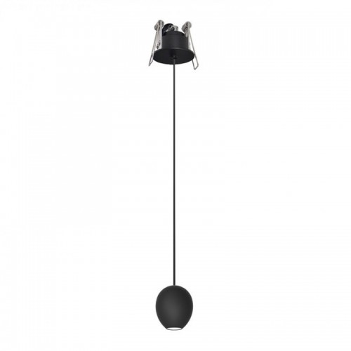 Подвесной светильник Azzardo AZ3096 Ovum 1 pendant downlight (black) - фото 1