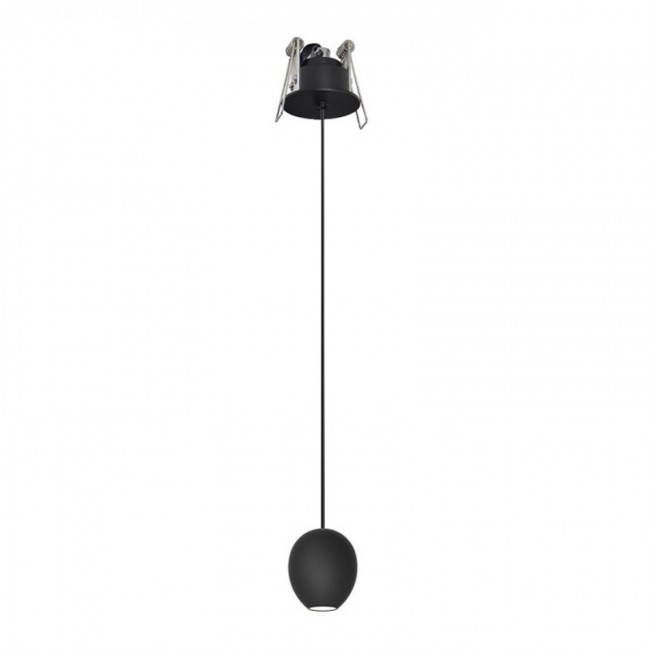 Подвесной светильник Azzardo AZ3096 Ovum 1 pendant downlight (black)