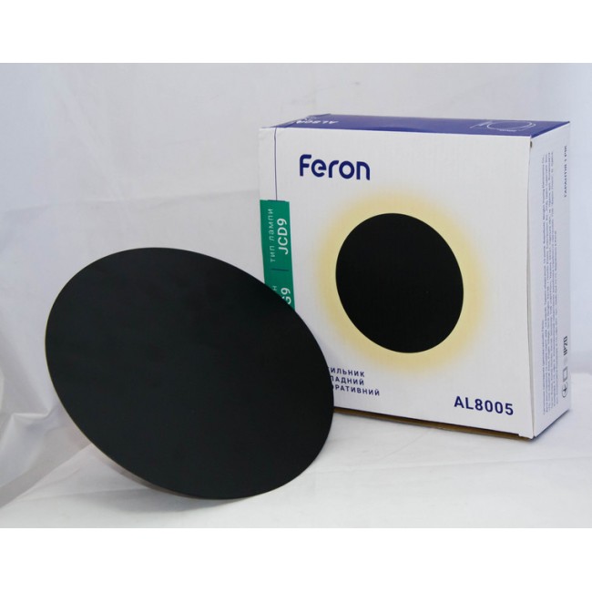 Настенный светильник Feron AL8005 3xG9 круглый черный