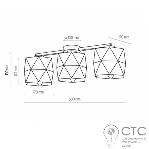 Люстра TK Lighting 3247 Siro White - фото 2