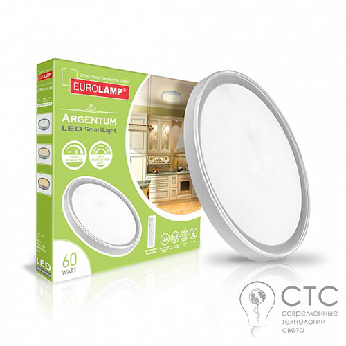 Світлодіодний світильник EUROLAMP SL Argentum 60W 3000-6500K - фото 1
