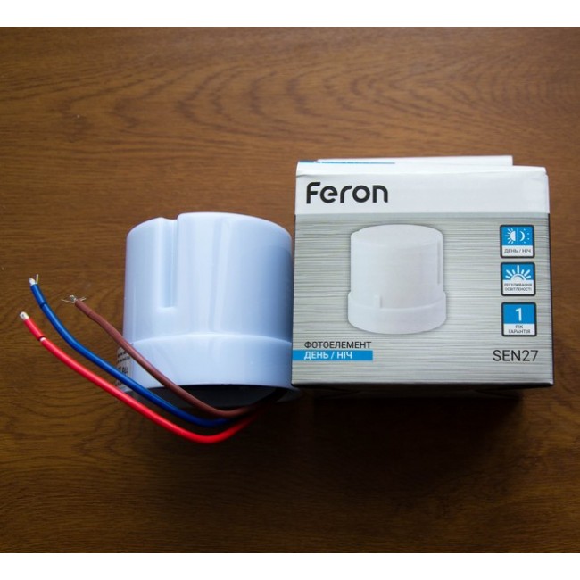Фотоэлемент Feron LXP03/SEN27 белый
