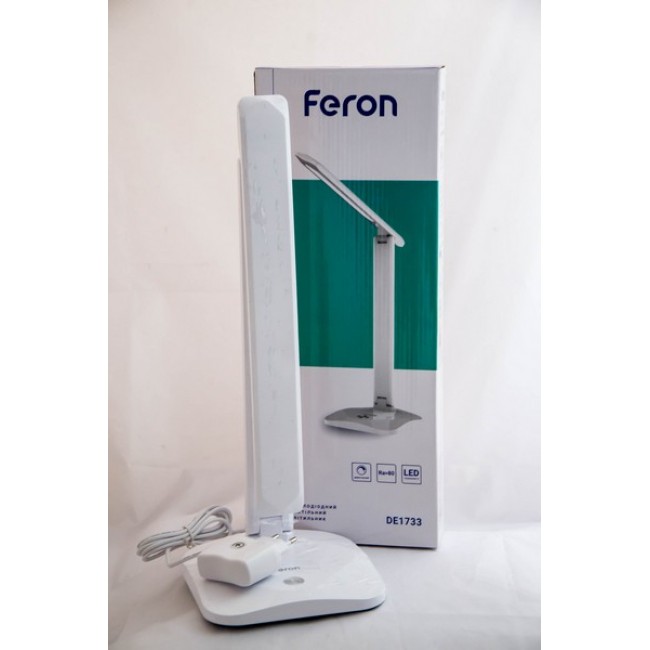 Настольный светильник Feron DE1733 белый 9W