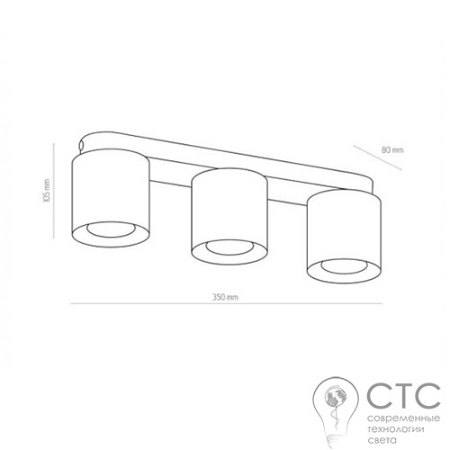 Люстра TK Lighting 3409 Vico White - фото 2