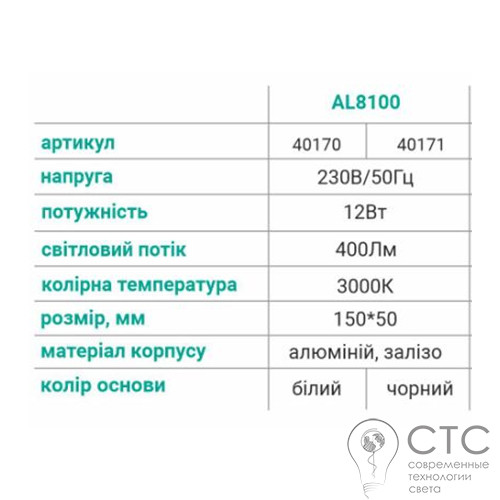 Светодиодный светильник Feron AL8100 12W 4000K черный - фото 5