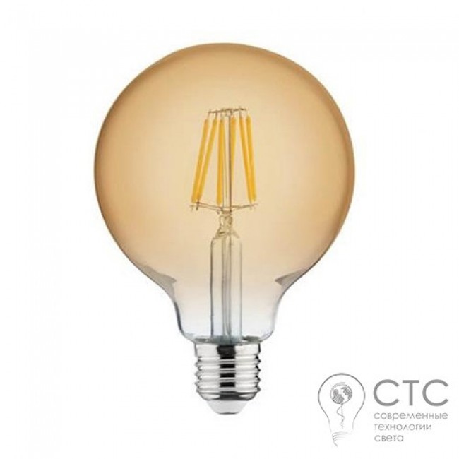 Светодиодная лампа Horoz 6W RUSTIC GLOBE-6 2200K