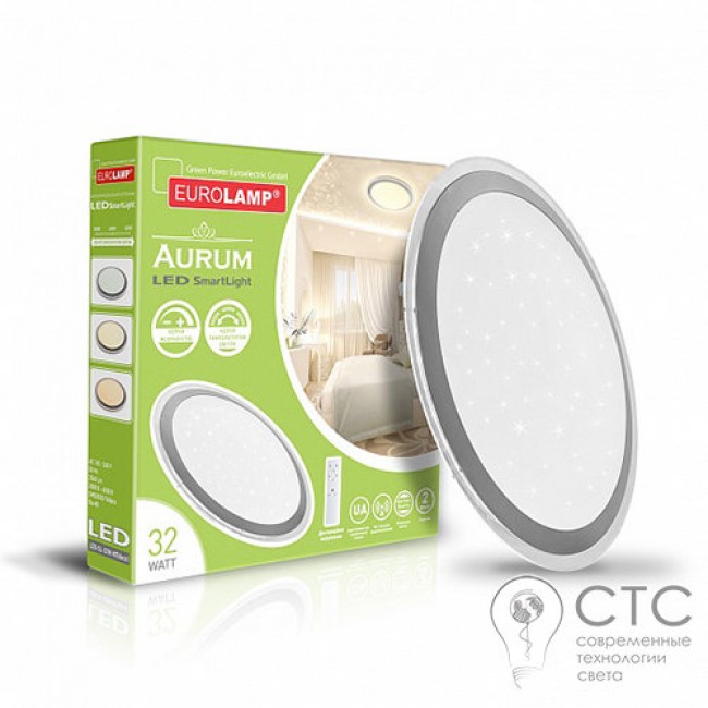 Світлодіодний світильник EUROLAMP SL Aurum 32W 3000-6500K