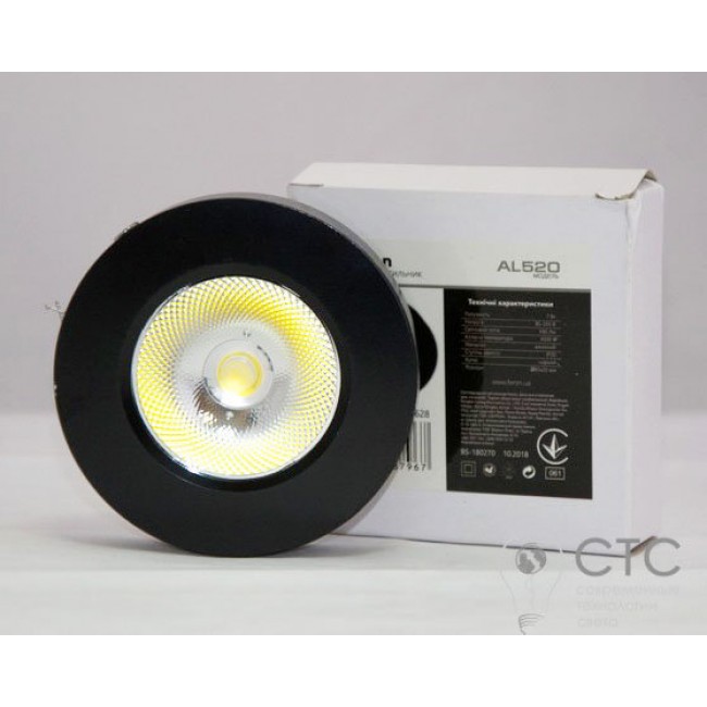 Светодиодный светильник Feron AL520 COB 5W 4000K черный