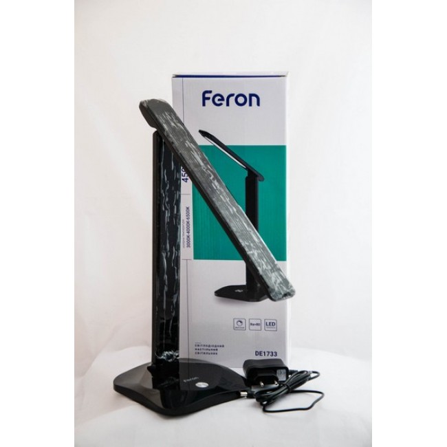 Настольный светильник Feron DE1733  9W черный