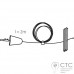 Тросовый подвес Kanlux 22583 Tear PR-CORD-WH