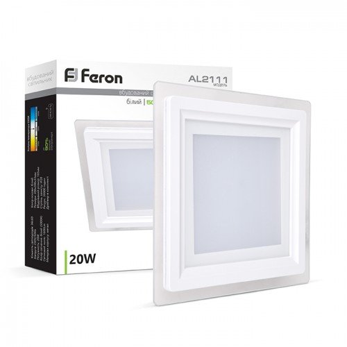 Світлодіодний світильник Feron AL2111 20W 5000K OL - фото 2