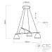 Люстра TK Lighting 2576 Aida Black