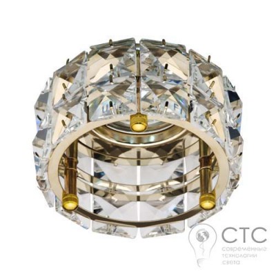 Вбудований світильник Feron CD4527 прозорий золото Вбудований світильник Feron CD4527 прозорий золото