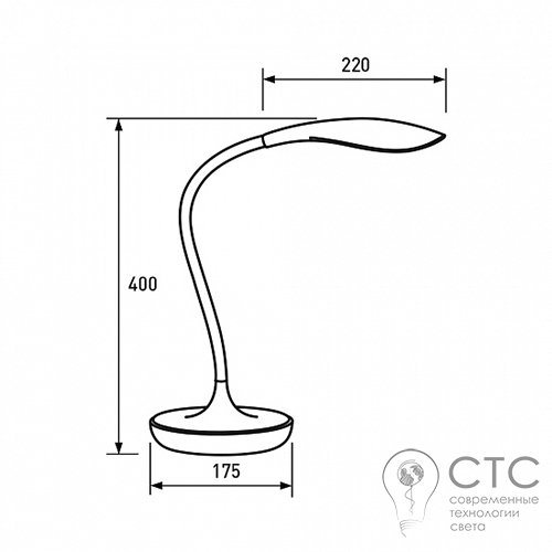 Настольный светильник EUROLAMP 5W 4000K белый - фото 4