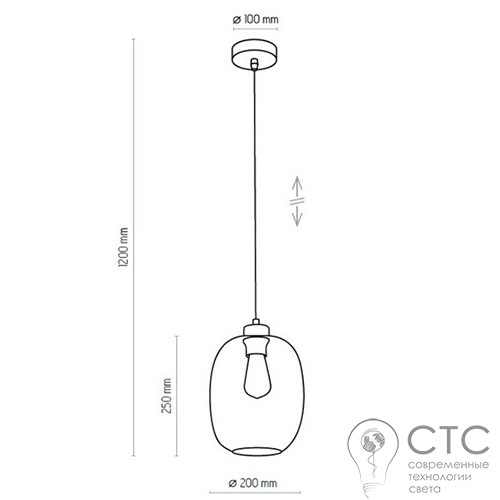 Підвісний світильник TK Lighting 3180 Elio - фото 2